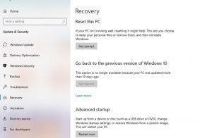 recovery sistem windows